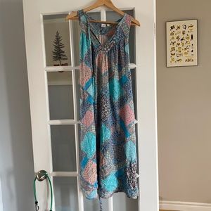 Gap paisley midi dress